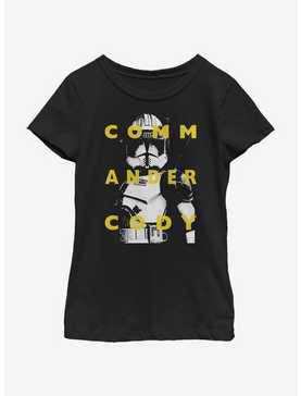 Star Wars: The Clone Wars Commander Cody Text Youth Girls T-Shirt, , hi-res