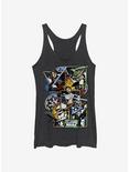 Star Wars: The Clone Wars Great Power Womens Tank Top, BLK HTR, hi-res