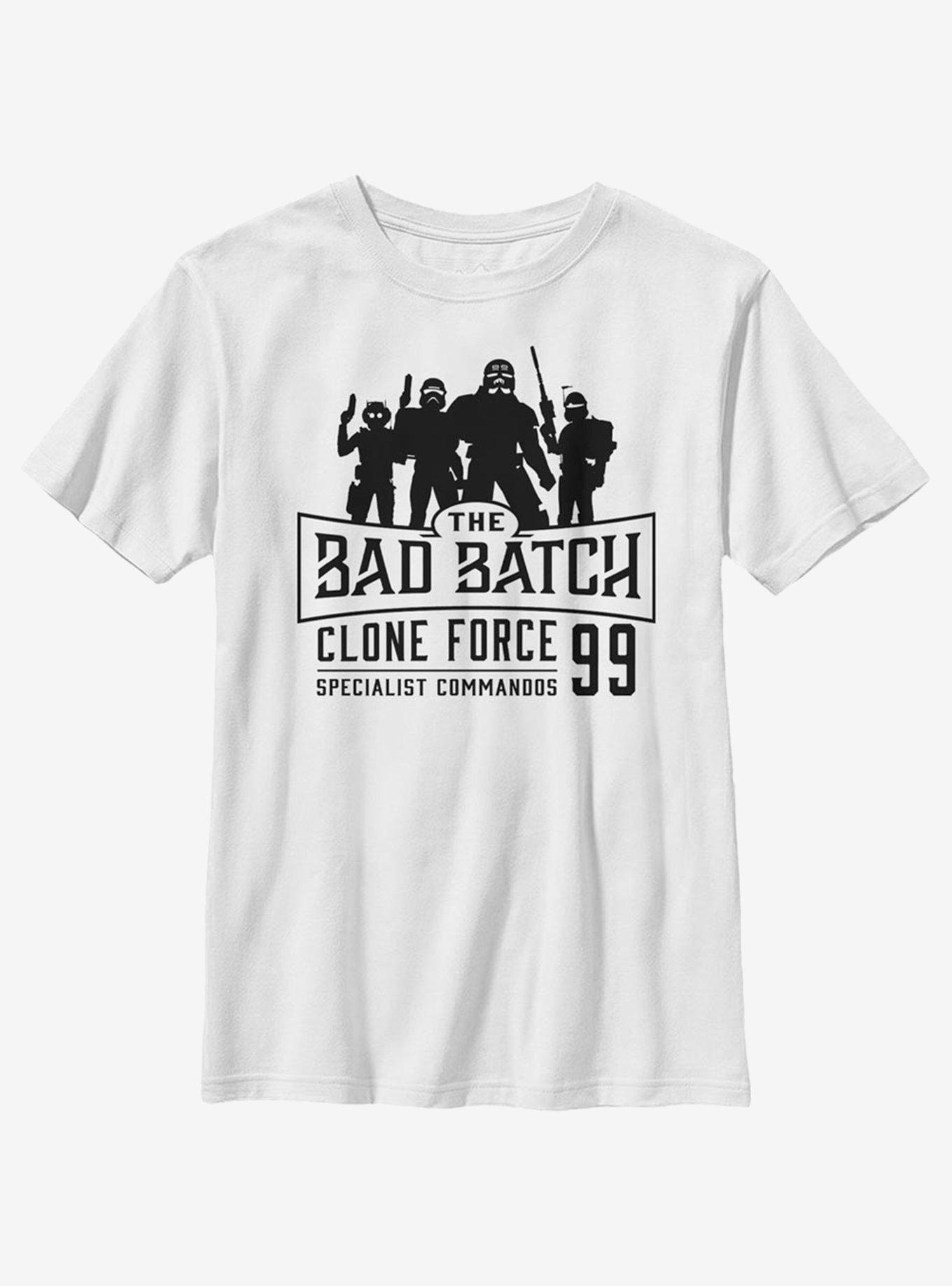 Star Wars: The Clone Wars Bad Batch Emblem Youth T-Shirt, , hi-res