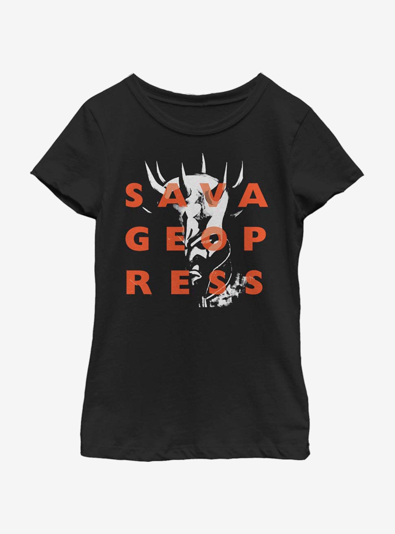 Star Wars: The Clone Wars Savage Opress Overlay Youth Girls T-Shirt, , hi-res