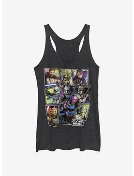 Star Wars: The Clone Wars Scattered Group Womens Tank Top, , hi-res