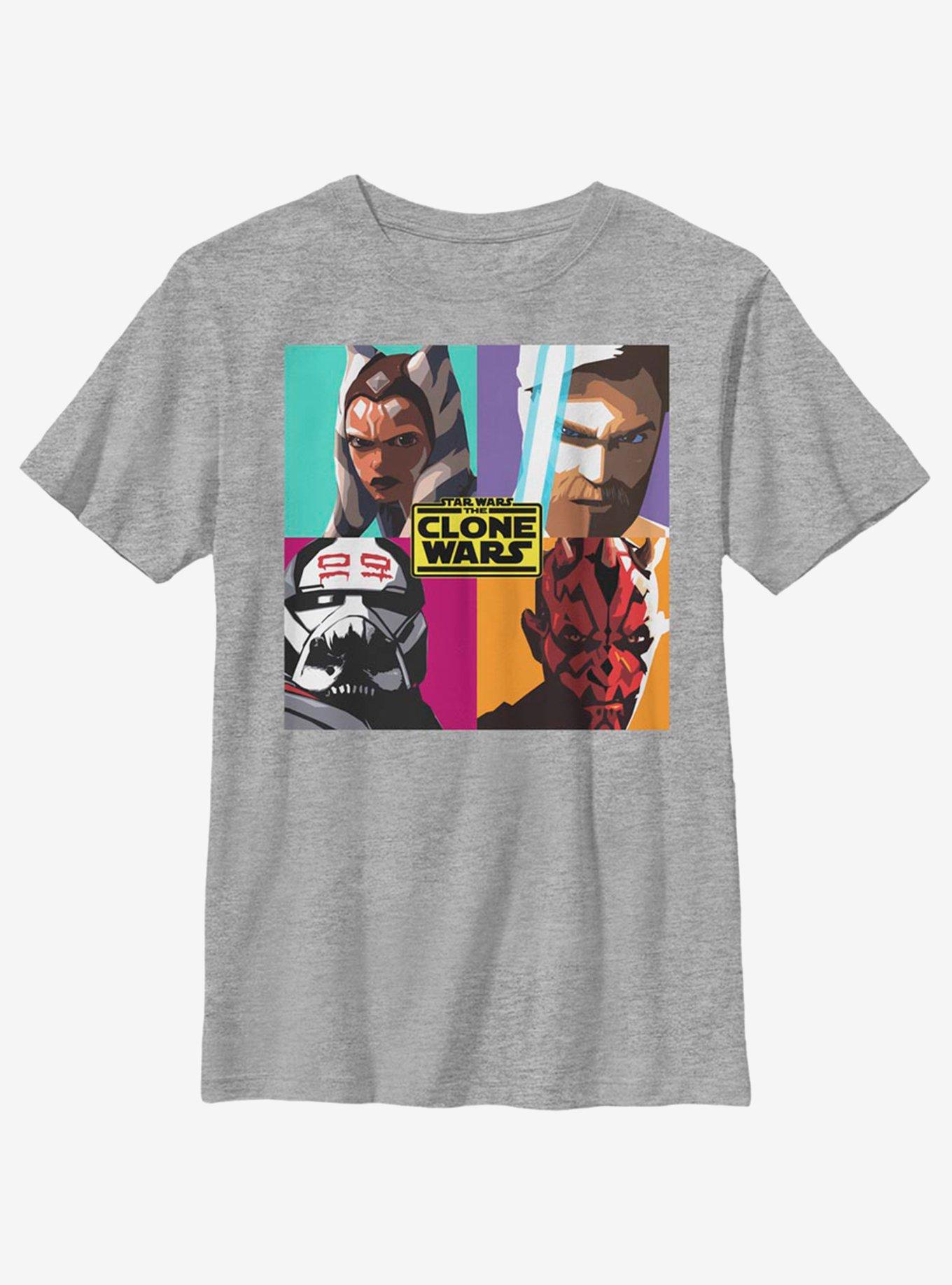 Star Wars: The Clone Wars Ahsoka Heroes Pop Art Youth T-Shirt, , hi-res