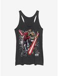 Star Wars: The Clone Wars Sith Brothers Womens Tank Top, BLK HTR, hi-res