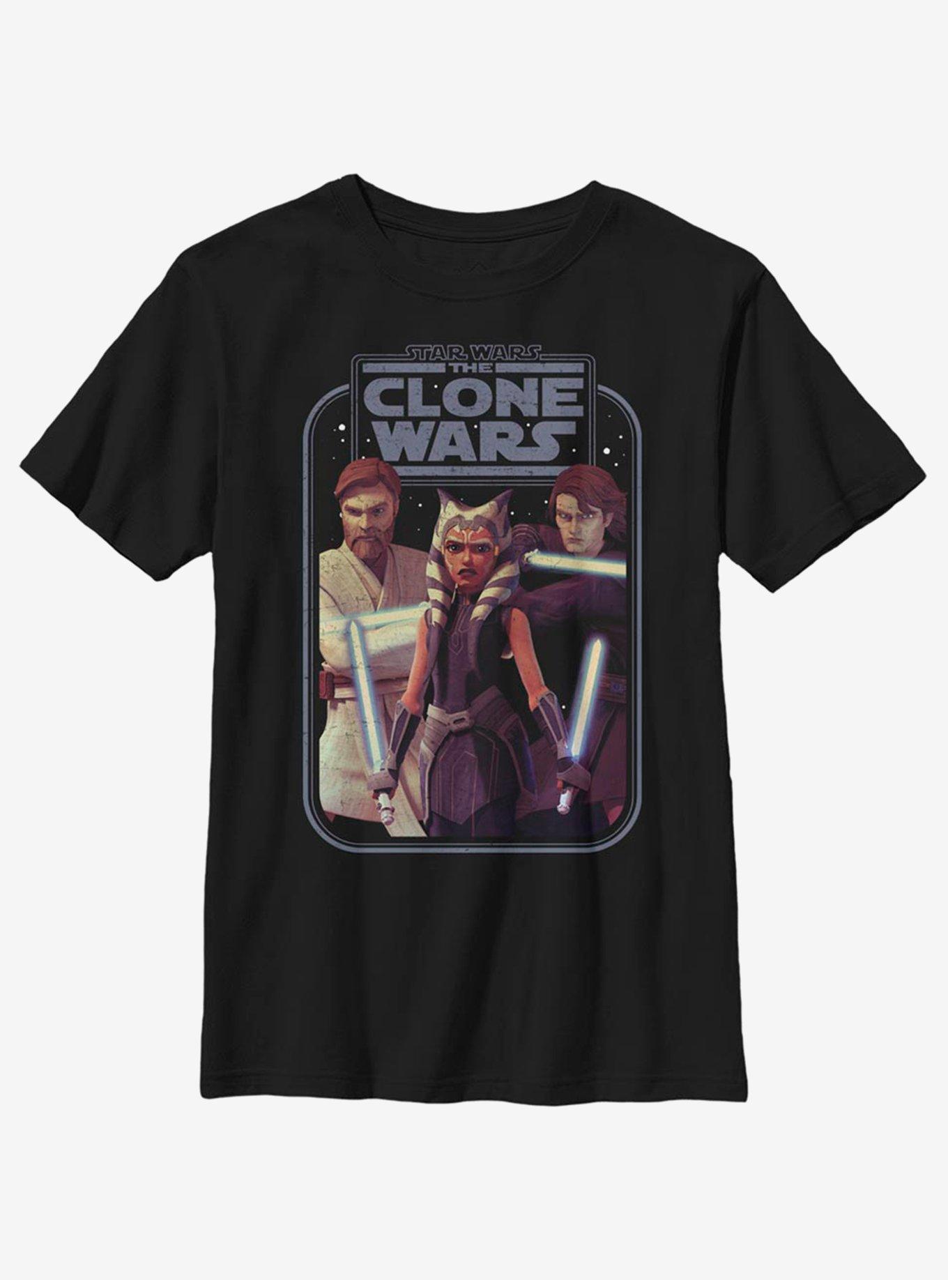 Star Wars: The Clone Wars Ahsoka Hero Group Shot Youth T-Shirt, , hi-res