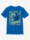 Star Wars: The Clone Wars Jedi Group Youth T-Shirt, ROYAL, hi-res