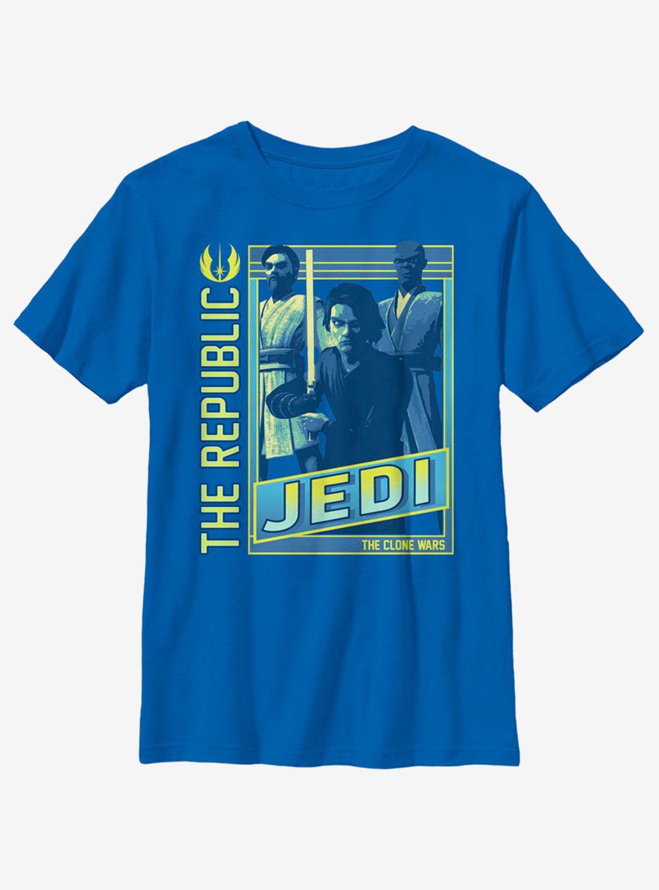Star Wars: The Clone Wars Jedi Group Youth T-Shirt, , hi-res