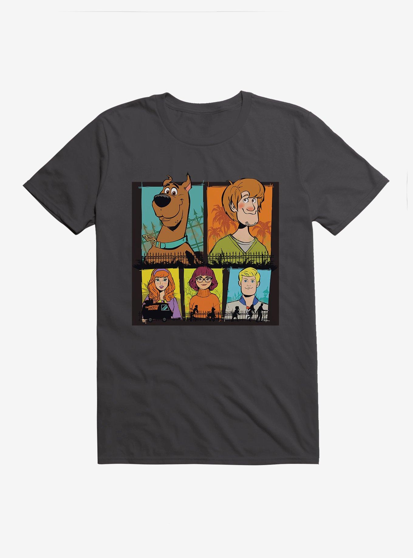 Scooby Doo and Shaggy Mystery Inc Men's Black Graphic Tee - S