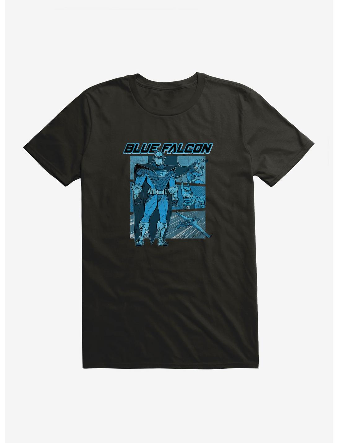 Scoob! Ultimate Villain Blue Falcon T-Shirt, BLACK, hi-res