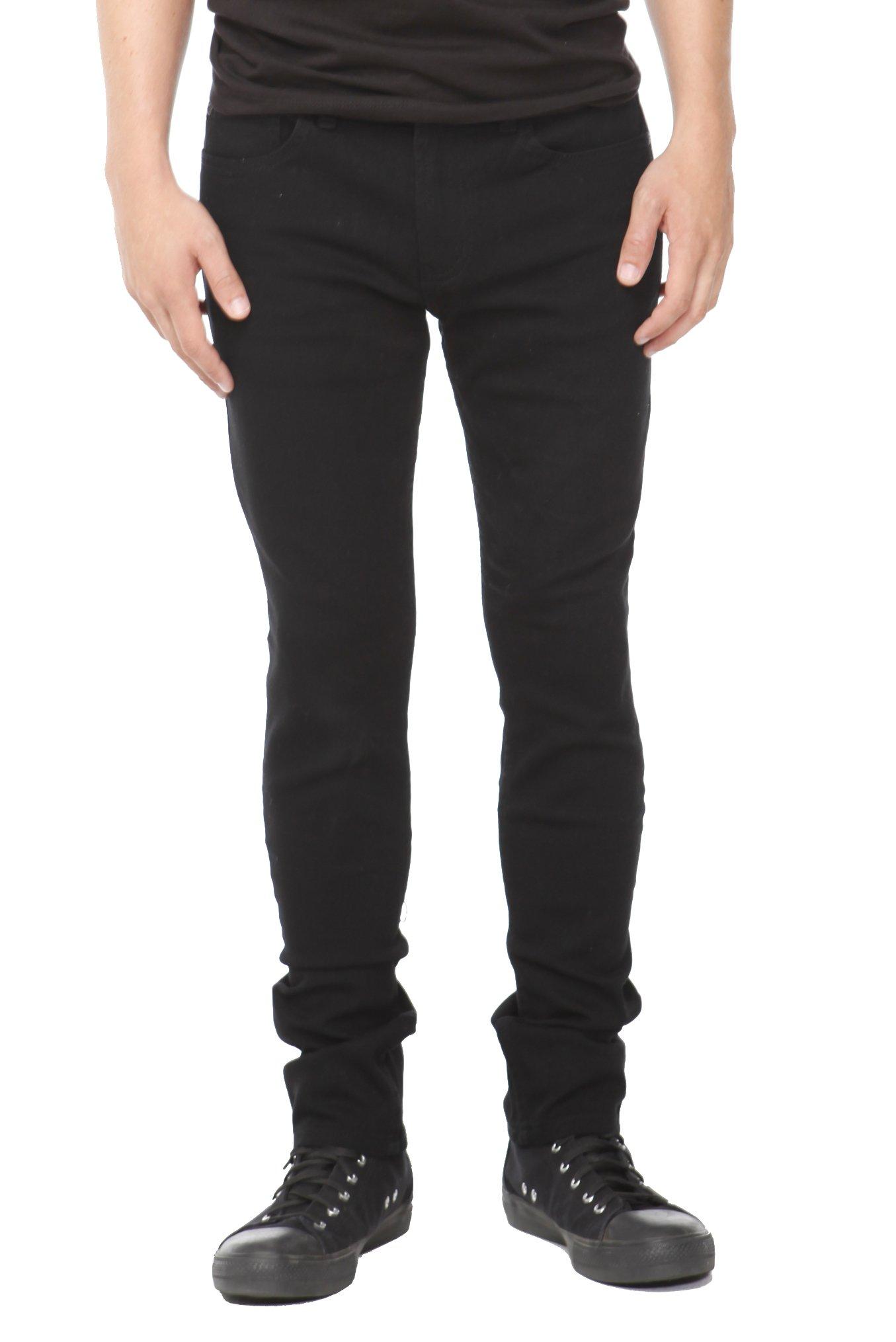 RUDE True Black Super Skinny Jeans, BLACK, hi-res