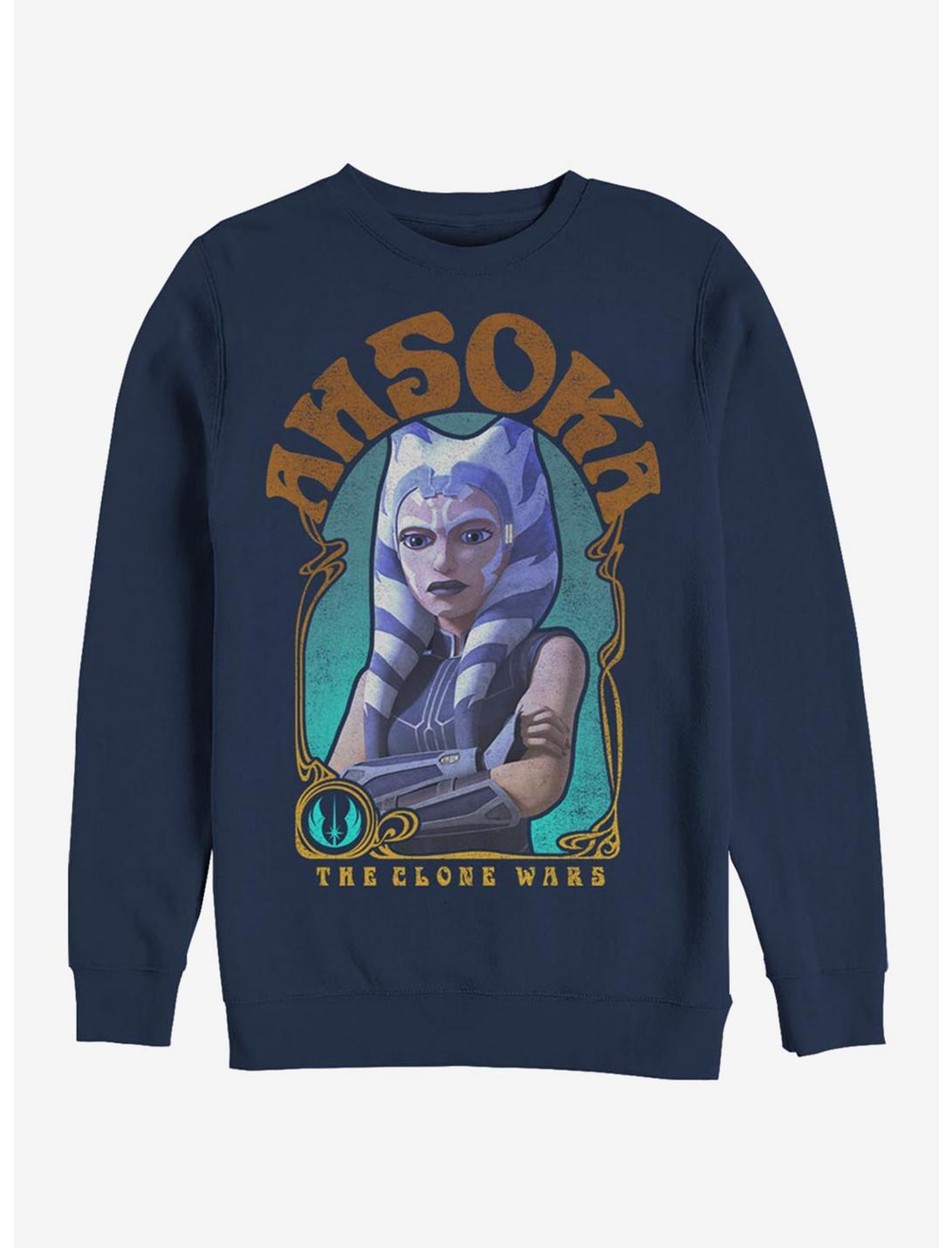 Star Wars: The Clone Wars Ahsoka Nouveau Sweatshirt, NAVY, hi-res