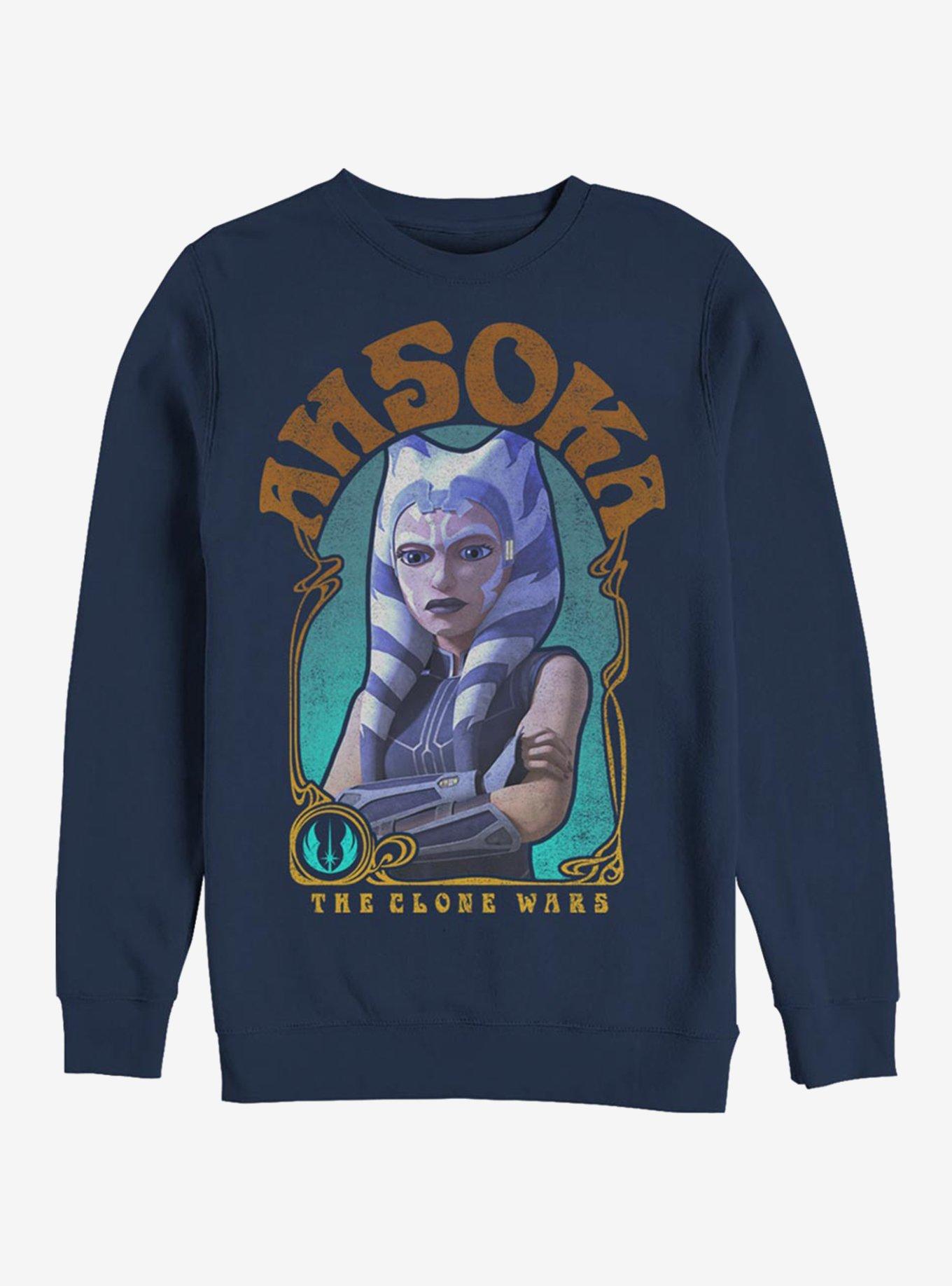 Star Wars: The Clone Wars Ahsoka Nouveau Sweatshirt, NAVY, hi-res