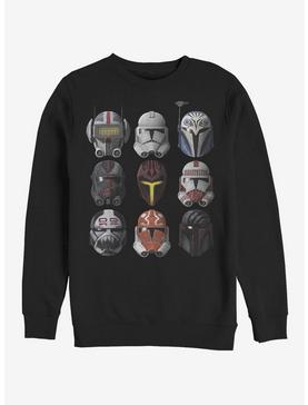 Star Wars: The Clone Wars Clone Helmets Sweatshirt, , hi-res
