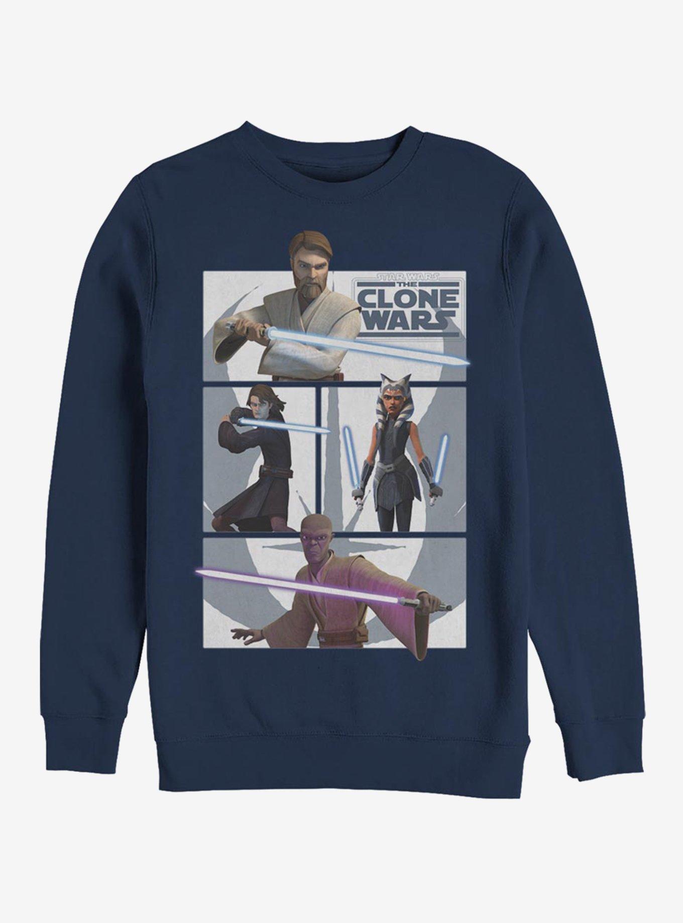 Star Wars: The Clone Wars Ahsoka Heroes Jedi Sweatshirt, NAVY, hi-res