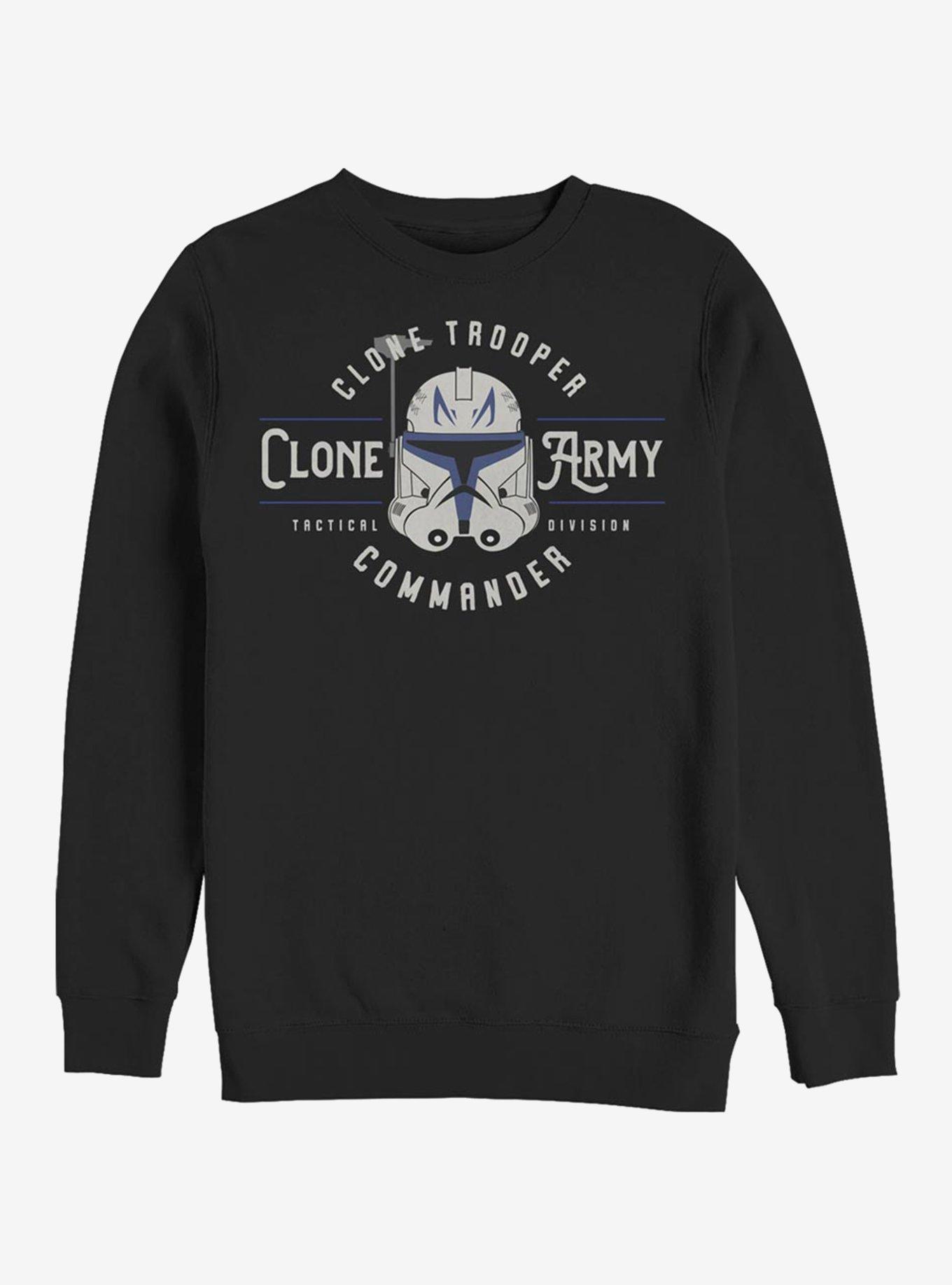 Star Wars: The Clone Wars Clone Army Emblem Sweatshirt, BLACK, hi-res