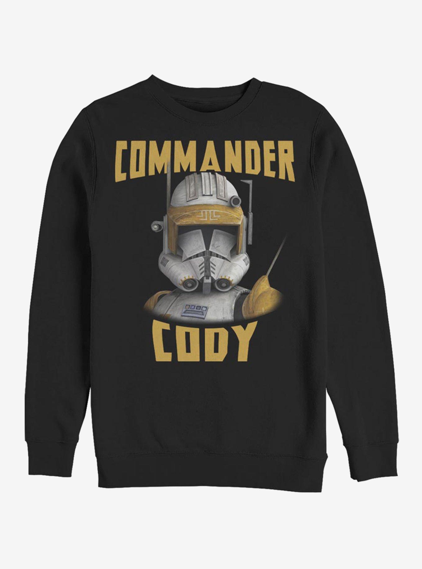 Star Wars: The Clone Wars Commander Cody Helmet Sweatshirt, BLACK, hi-res