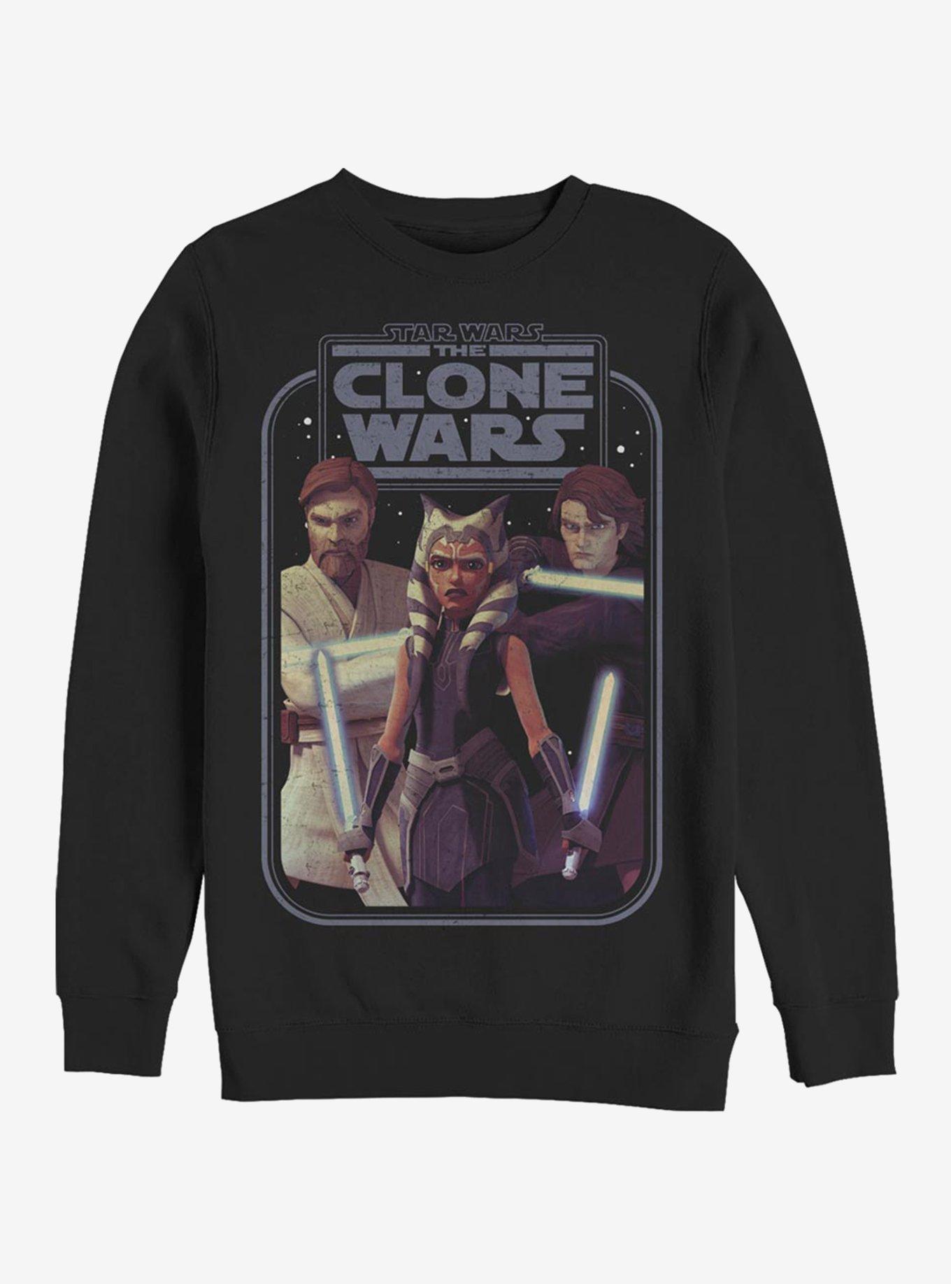 Star Wars: The Clone Wars Ahsoka Hero Group Shot Sweatshirt, , hi-res