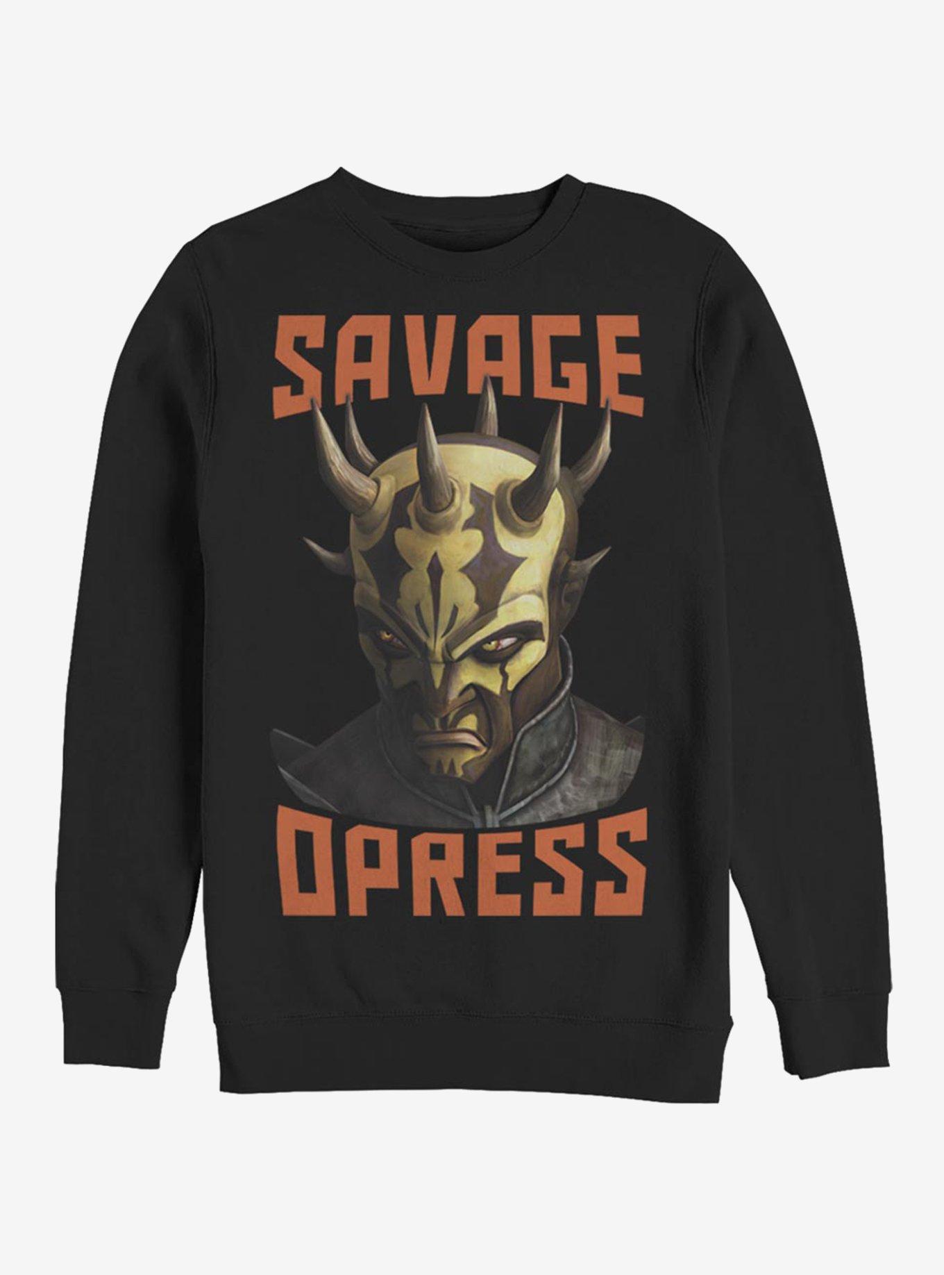 Star Wars: The Clone Wars Savage Opress Face Sweatshirt, , hi-res