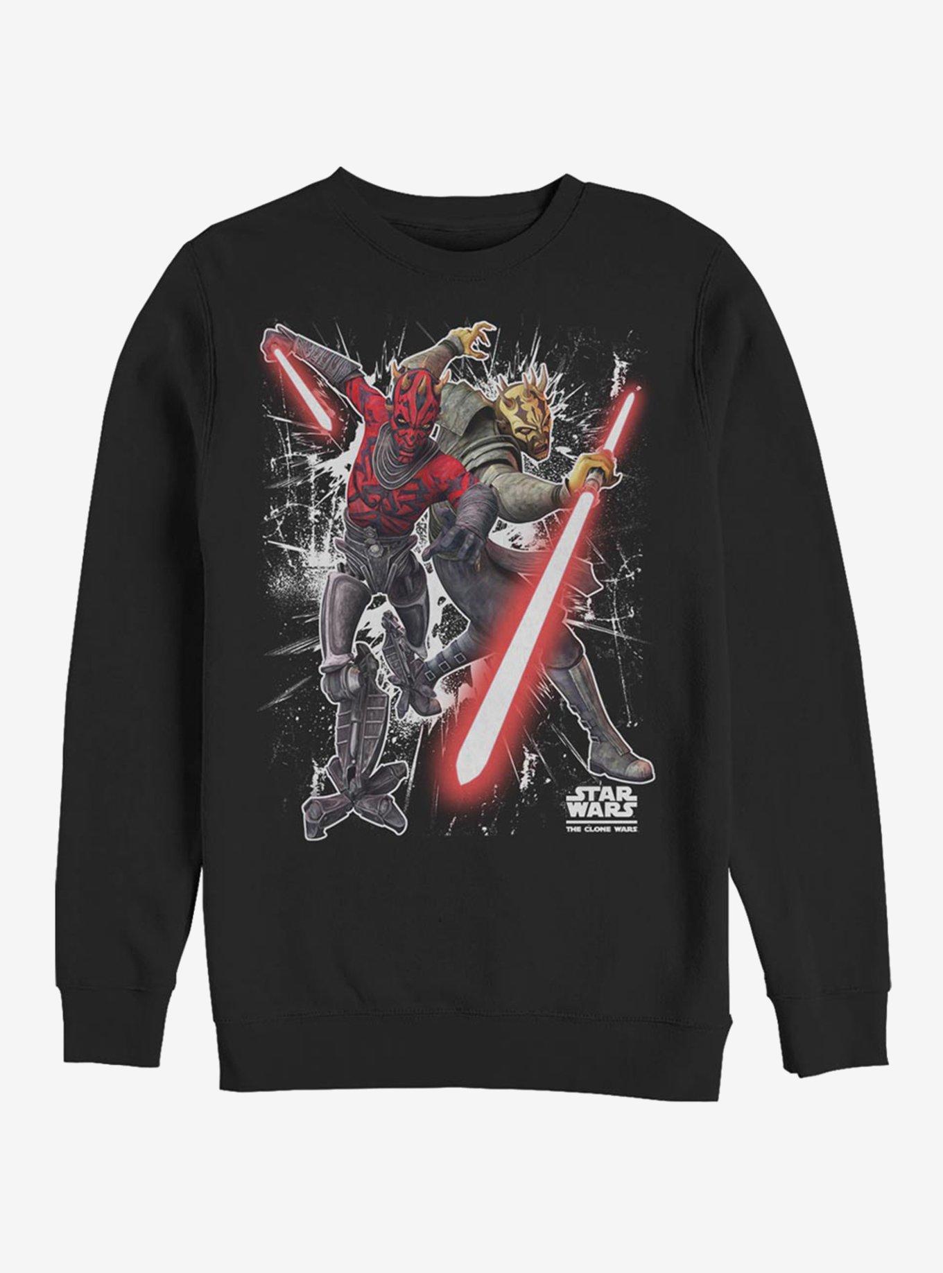 Star Wars: The Clone Wars Sith Brothers Sweatshirt, BLACK, hi-res