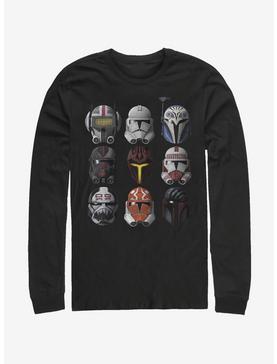 Star Wars: The Clone Wars Clone Helmets Long-Sleeve T-Shirt, , hi-res