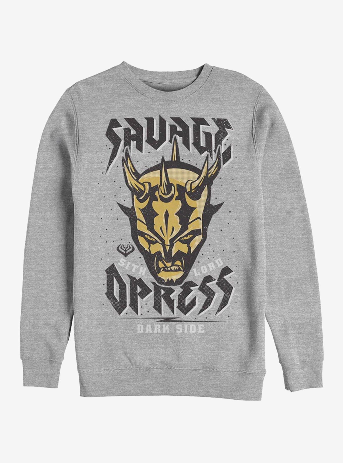 Star Wars: The Clone Wars Savage Opress Sweatshirt, ATH HTR, hi-res