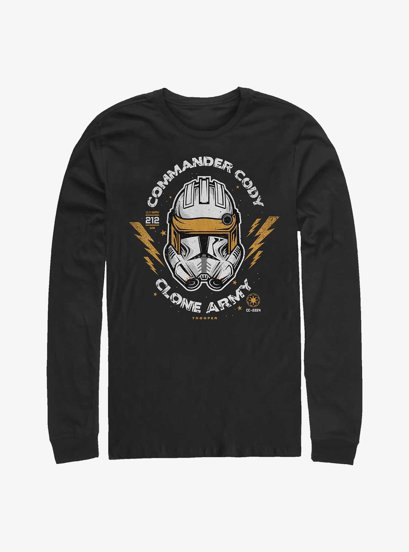 Star Wars: The Clone Wars Commander Cody Long-Sleeve T-Shirt, BLACK, hi-res