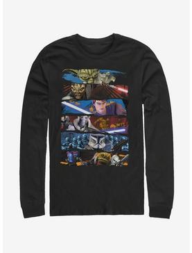 Plus Size Star Wars: The Clone Wars Face Off Long-Sleeve T-Shirt, , hi-res