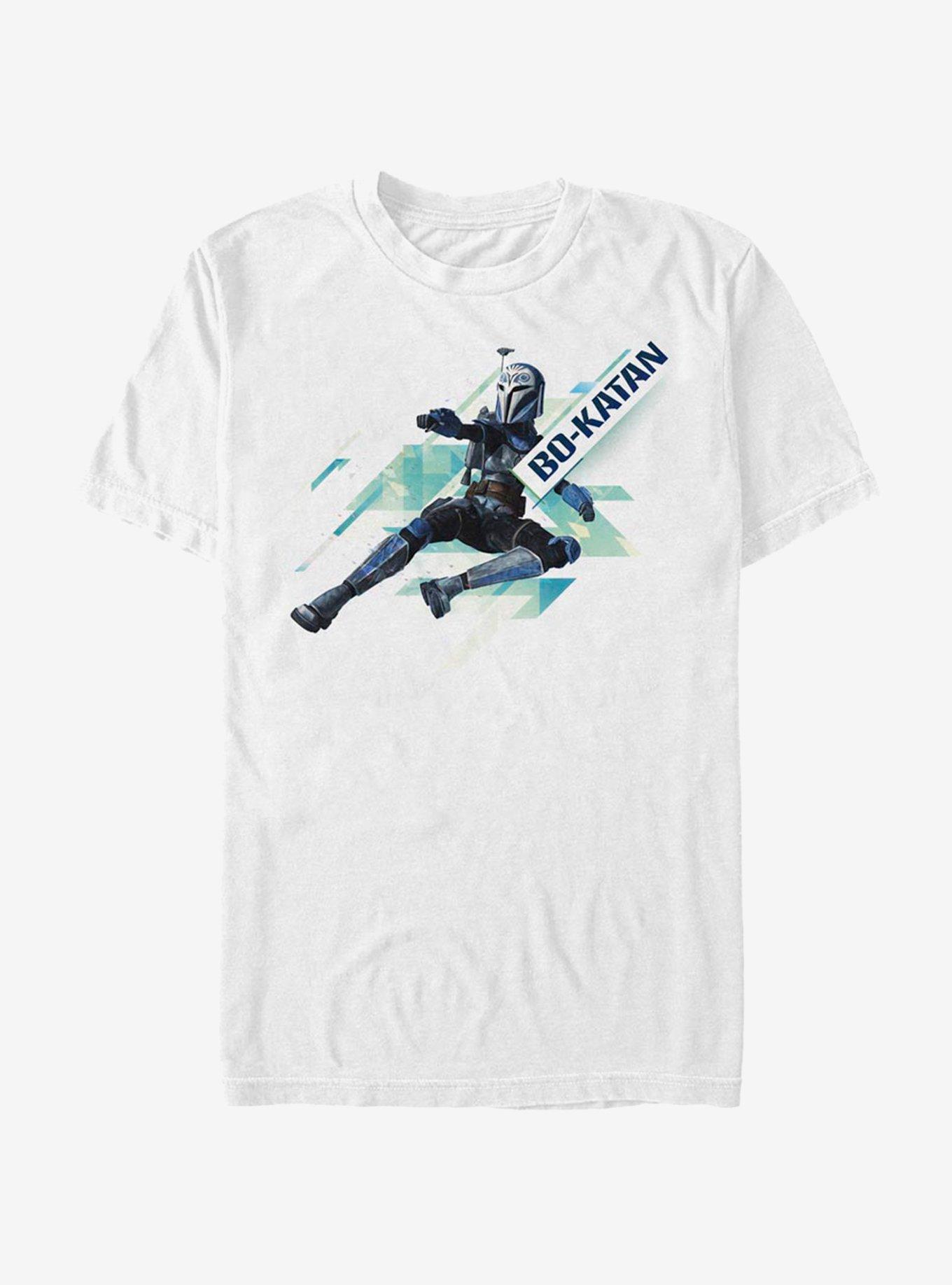 Star Wars: The Clone Wars Bo-Katan Angled T-Shirt, WHITE, hi-res