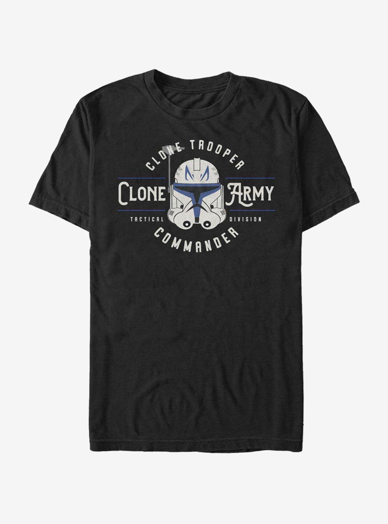 Star Wars: The Clone Wars Clone Army Emblem T-Shirt, BLACK, hi-res