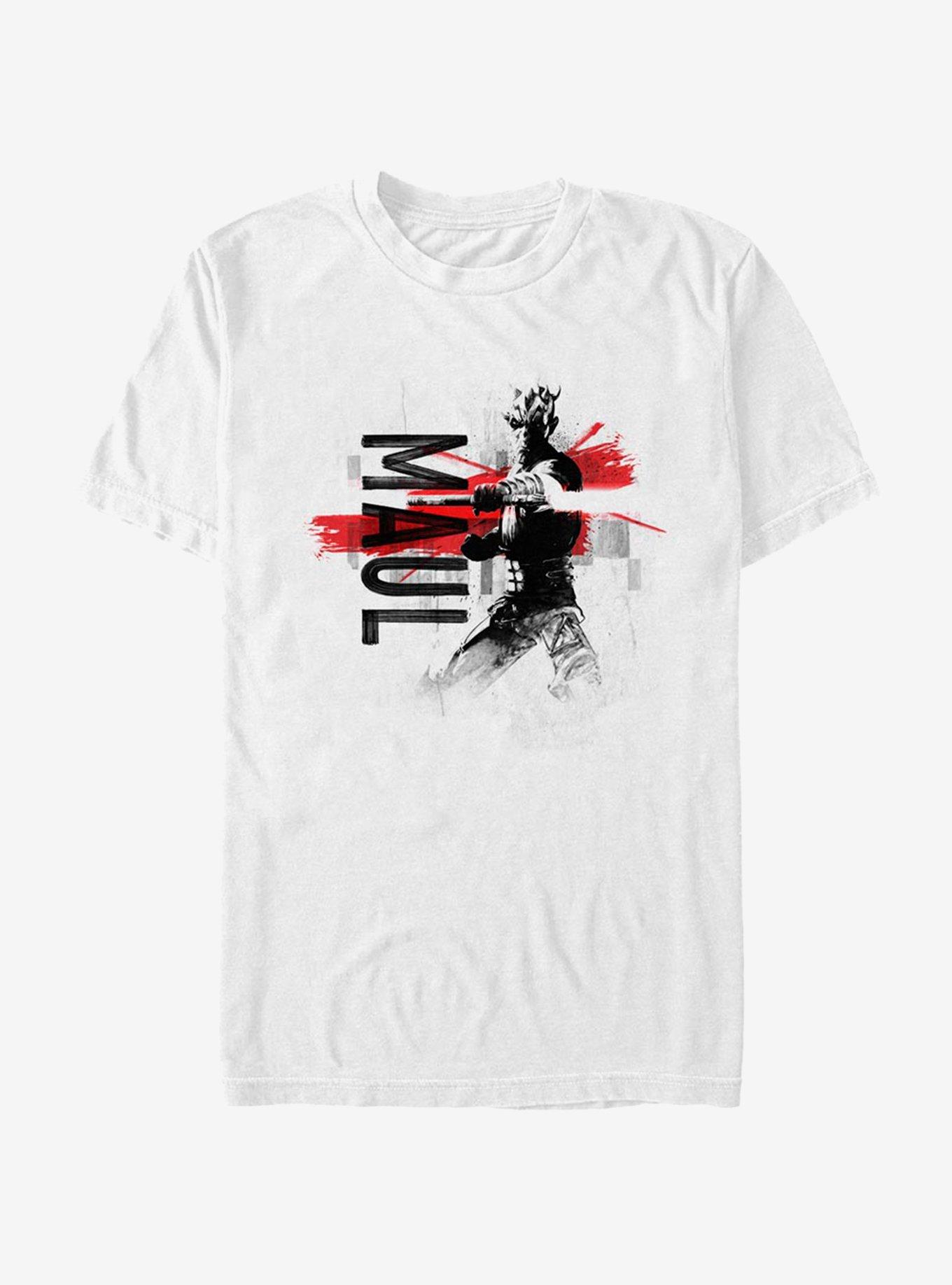 Star Wars: The Clone Wars Maul Collage T-Shirt, WHITE, hi-res