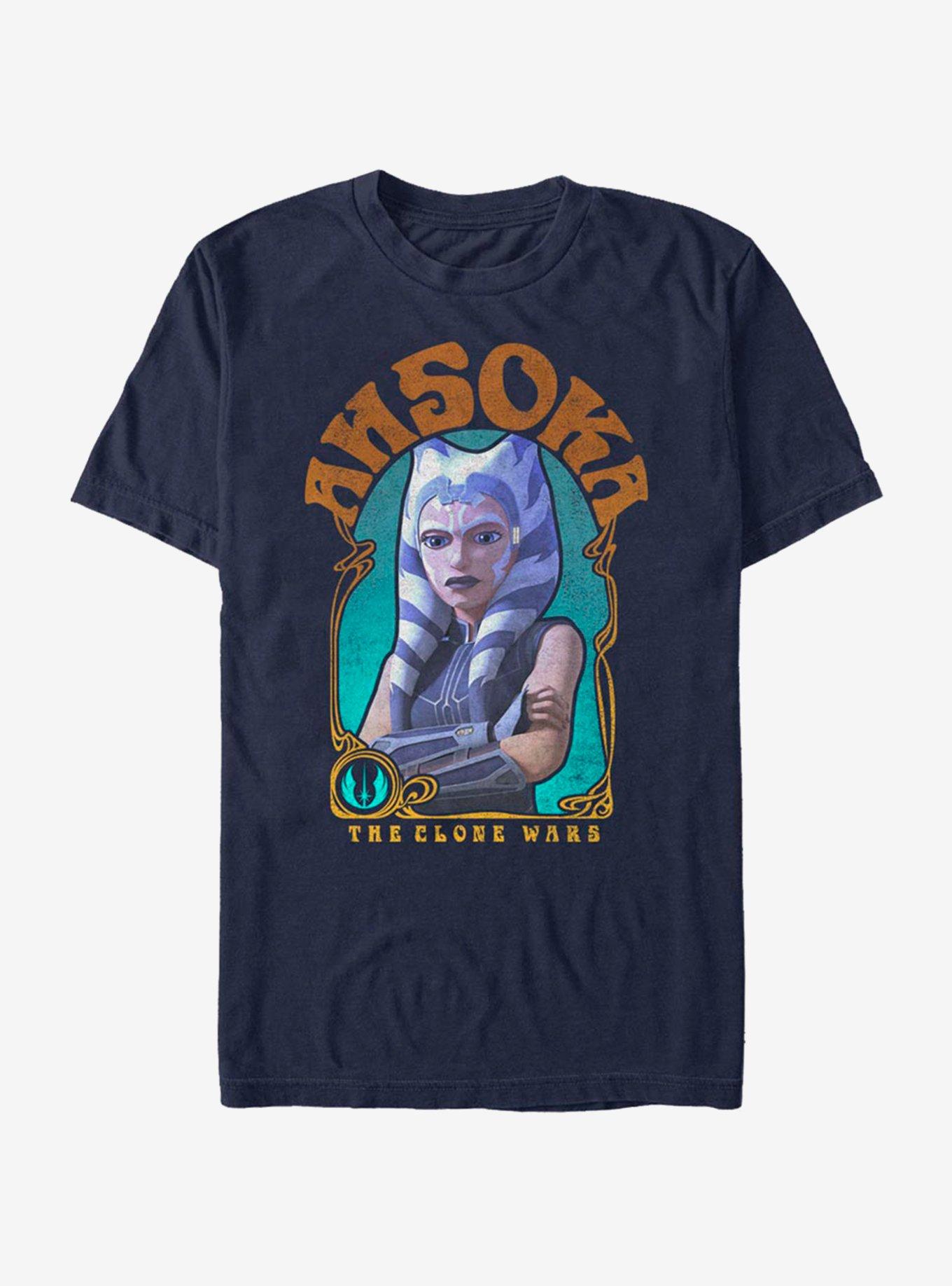 Star Wars: The Clone Wars Ahsoka Nouveau T-Shirt, NAVY, hi-res