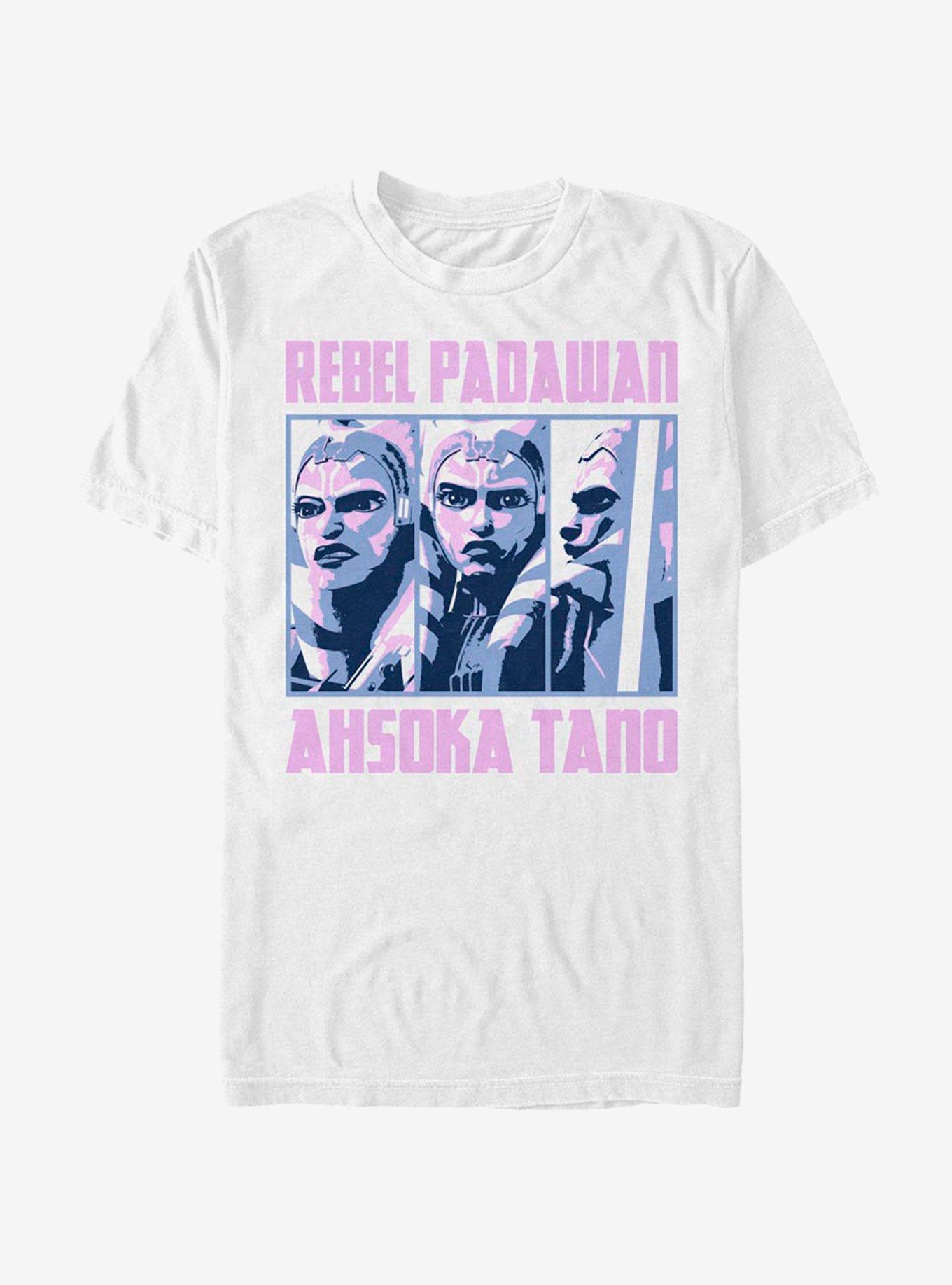 Star Wars: The Clone Wars Ahsoka Rebel Box Up T-Shirt, WHITE, hi-res