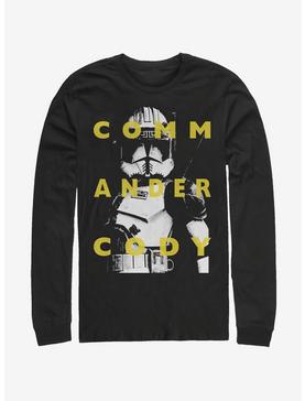 Star Wars: The Clone Wars Commander Cody Text Long-Sleeve T-Shirt, , hi-res