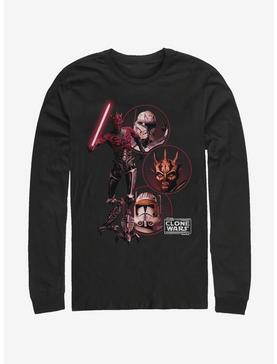 Plus Size Star Wars: The Clone Wars Darkside Group Long-Sleeve T-Shirt, , hi-res