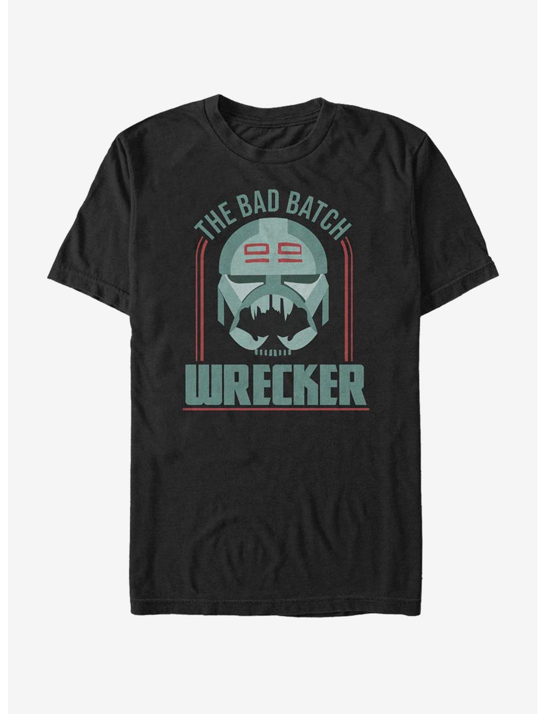 Star Wars: The Clone Wars Bad Batch Badge T-Shirt, BLACK, hi-res