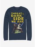 Star Wars: The Clone Wars Threat We Are Long-Sleeve T-Shirt, NAVY, hi-res