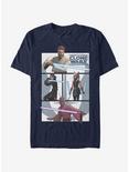 Star Wars: The Clone Wars Ahsoka Heroes Jedi T-Shirt, NAVY, hi-res