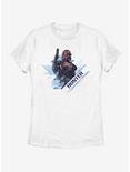 Plus Size Star Wars: The Clone Wars Hunter Angled Womens T-Shirt, WHITE, hi-res