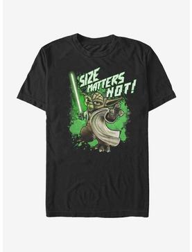 Plus Size Star Wars: The Clone Wars Yoda Size Matters Not T-Shirt, , hi-res