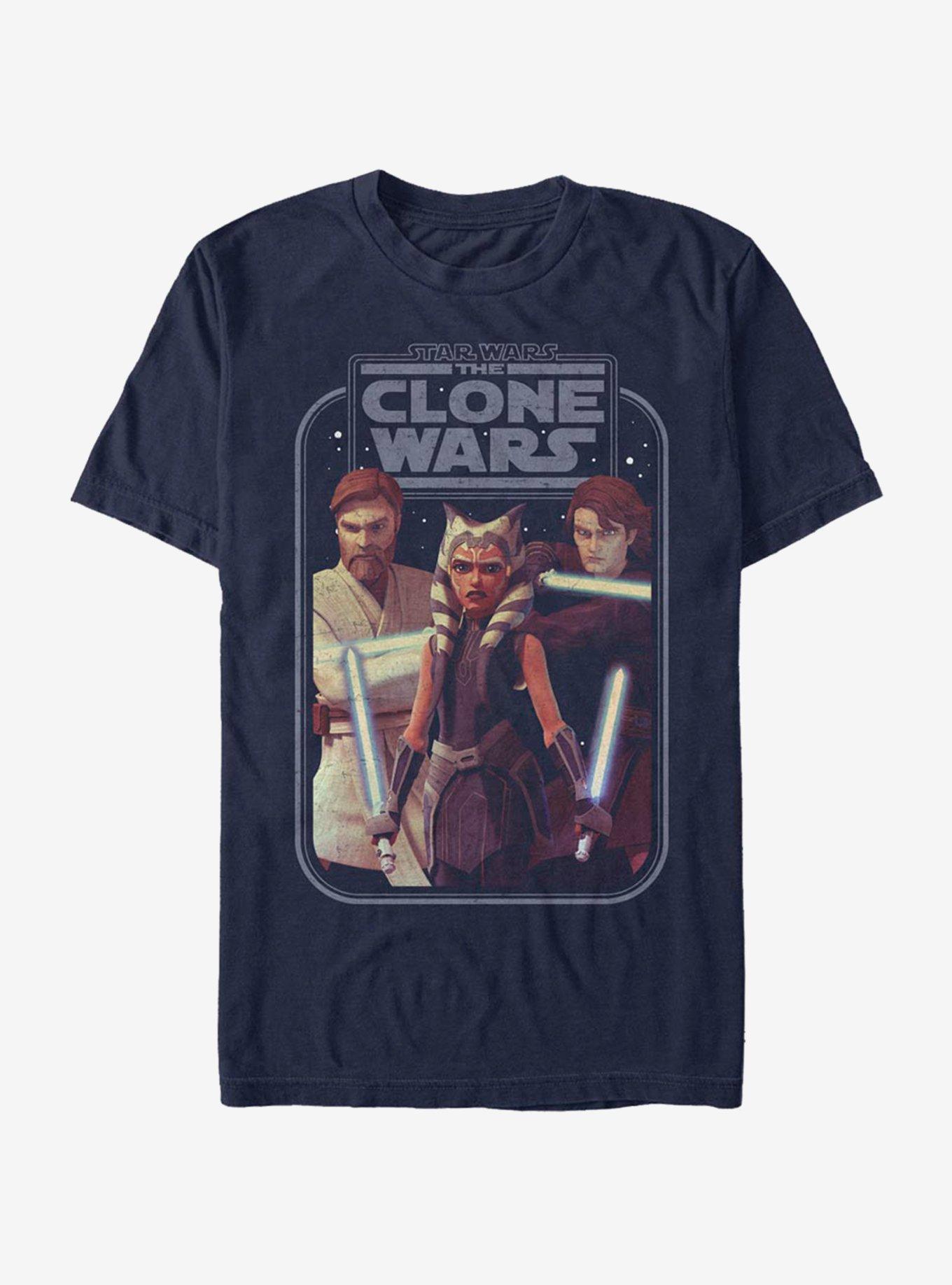 Star Wars: The Clone Wars Ahsoka Hero Group Shot T-Shirt, , hi-res