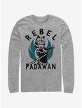 Star Wars: The Clone Wars Ahsoka Rebel Padawan Long-Sleeve T-Shirt, ATH HTR, hi-res