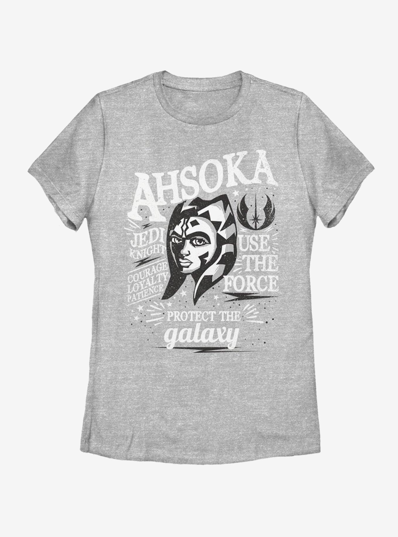 Star Wars: The Clone Wars Ahsoka Womens T-Shirt, ATH HTR, hi-res