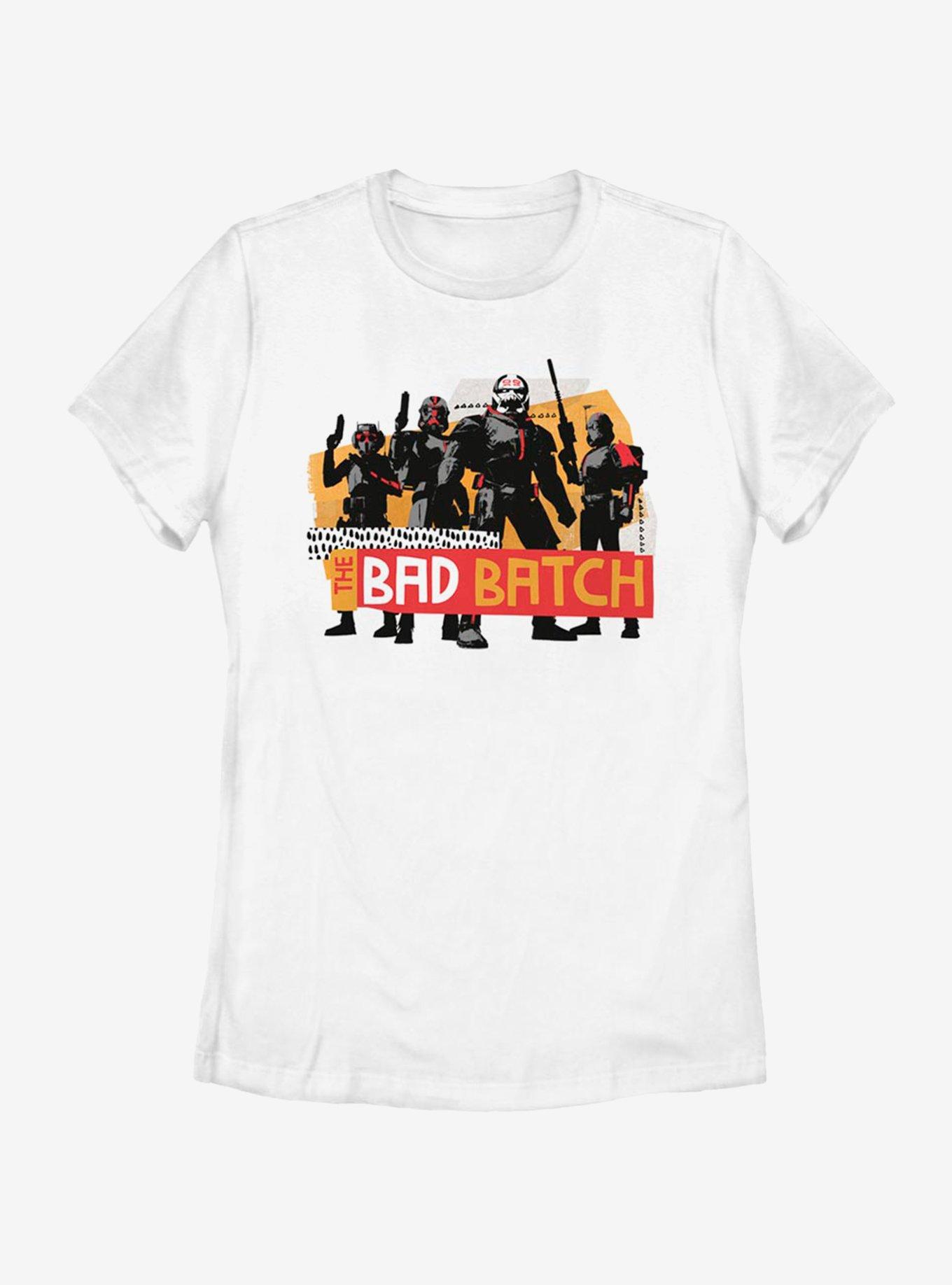 Star Wars: The Clone Wars Bad Batch Womens T-Shirt, , hi-res