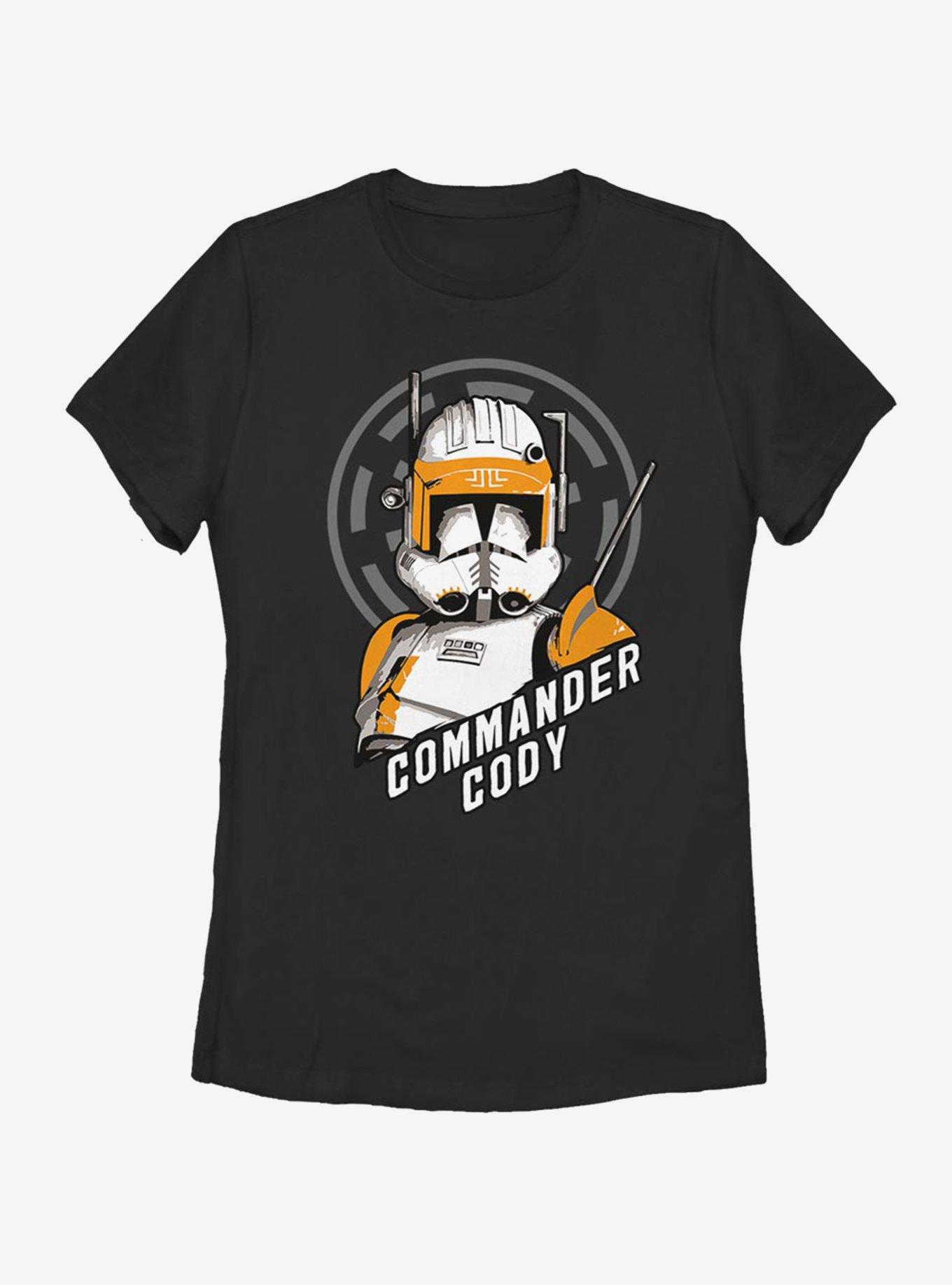 Star Wars: The Clone Wars Commander Cody Womens T-Shirt, BLACK, hi-res
