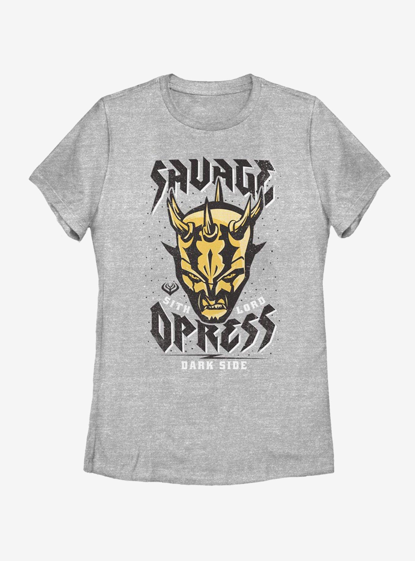 Star Wars: The Clone Wars Savage Opress Womens T-Shirt, ATH HTR, hi-res