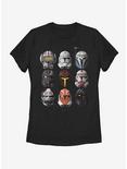 Star Wars: The Clone Wars Clone Helmets Womens T-Shirt, BLACK, hi-res