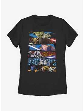 Star Wars: The Clone Wars Face Off Womens T-Shirt, , hi-res
