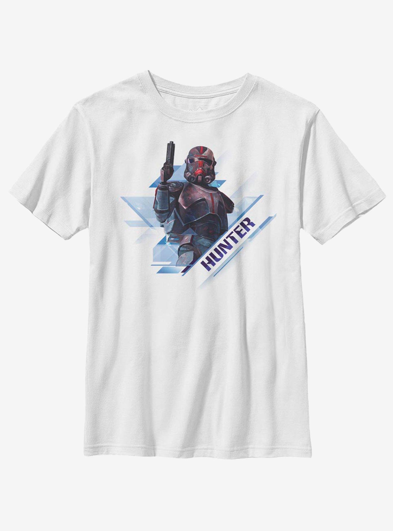 Star Wars: The Clone Wars Hunter Angled Youth T-Shirt, , hi-res