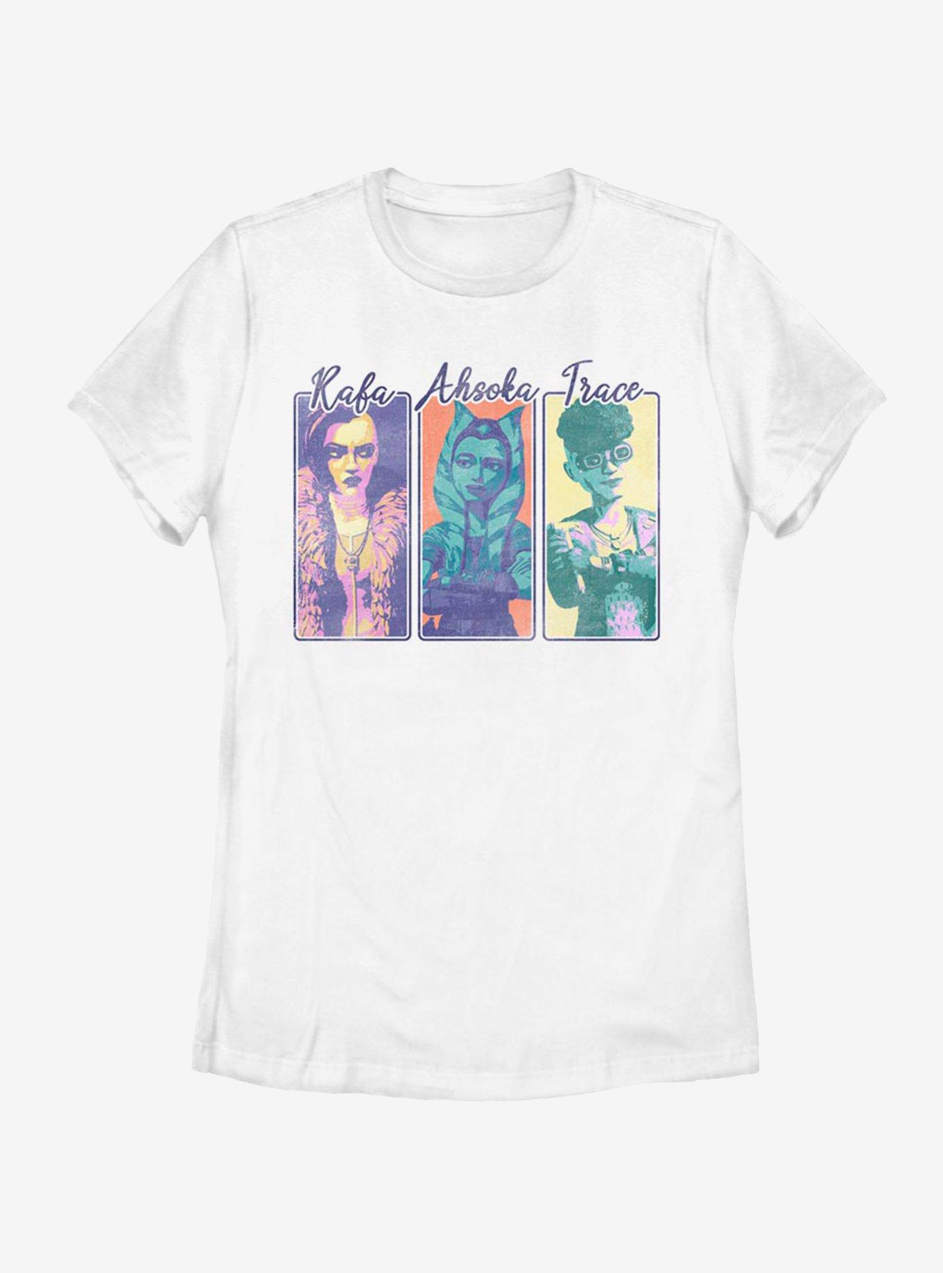 Star Wars: The Clone Wars Ahsoka Girl Gang Womens T-Shirt, WHITE, hi-res