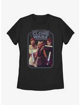 Star Wars: The Clone Wars Ahsoka Hero Group Shot Womens T-Shirt, , hi-res