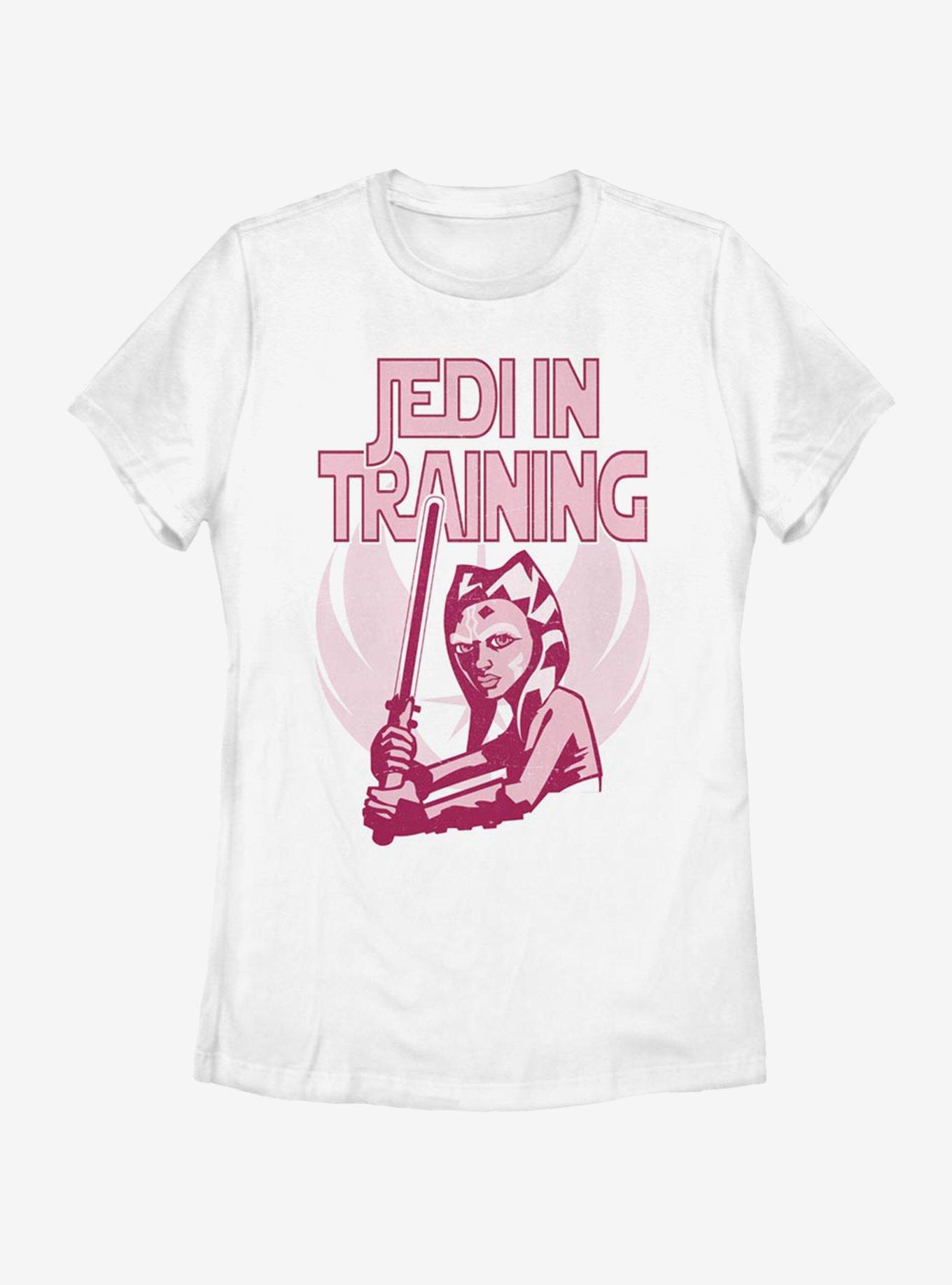 Star Wars: The Clone Wars Ahsoka Jedi In Training Womens T-Shirt, WHITE, hi-res